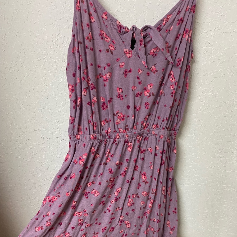 Express Purple Floral Dress